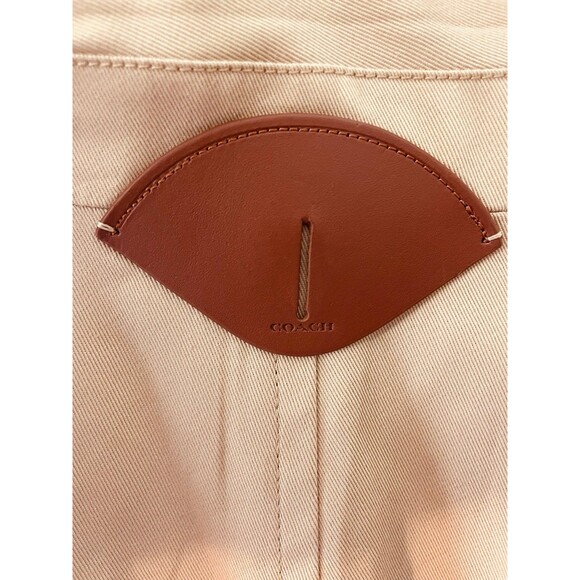 NWT XL Coach Oversized Trench Coat - Khaki - Buttons & Adjustable Belt - Picture 7 of 12